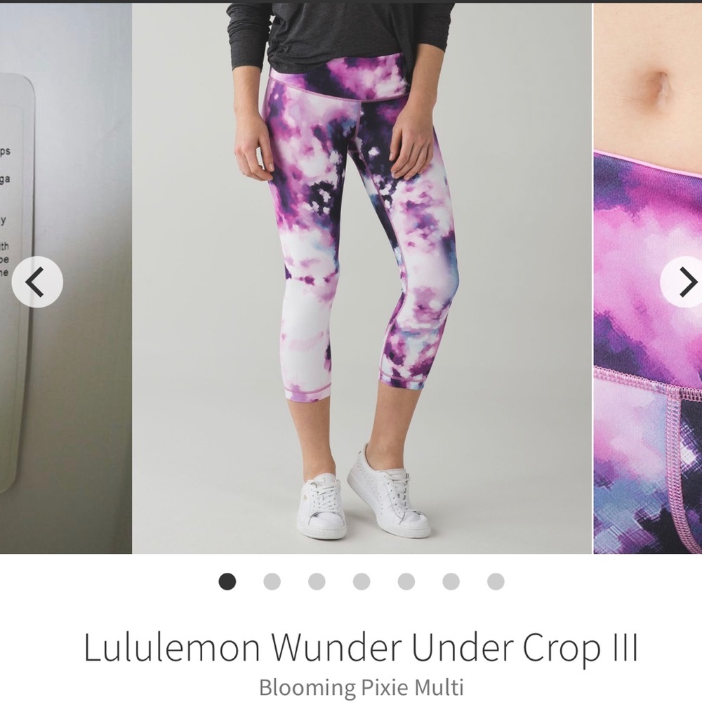LULULEMON BLOOMING PIXIE 2016 NTW OFFERS WELCOME